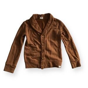 Lulu + Roo camel french terry cardigan